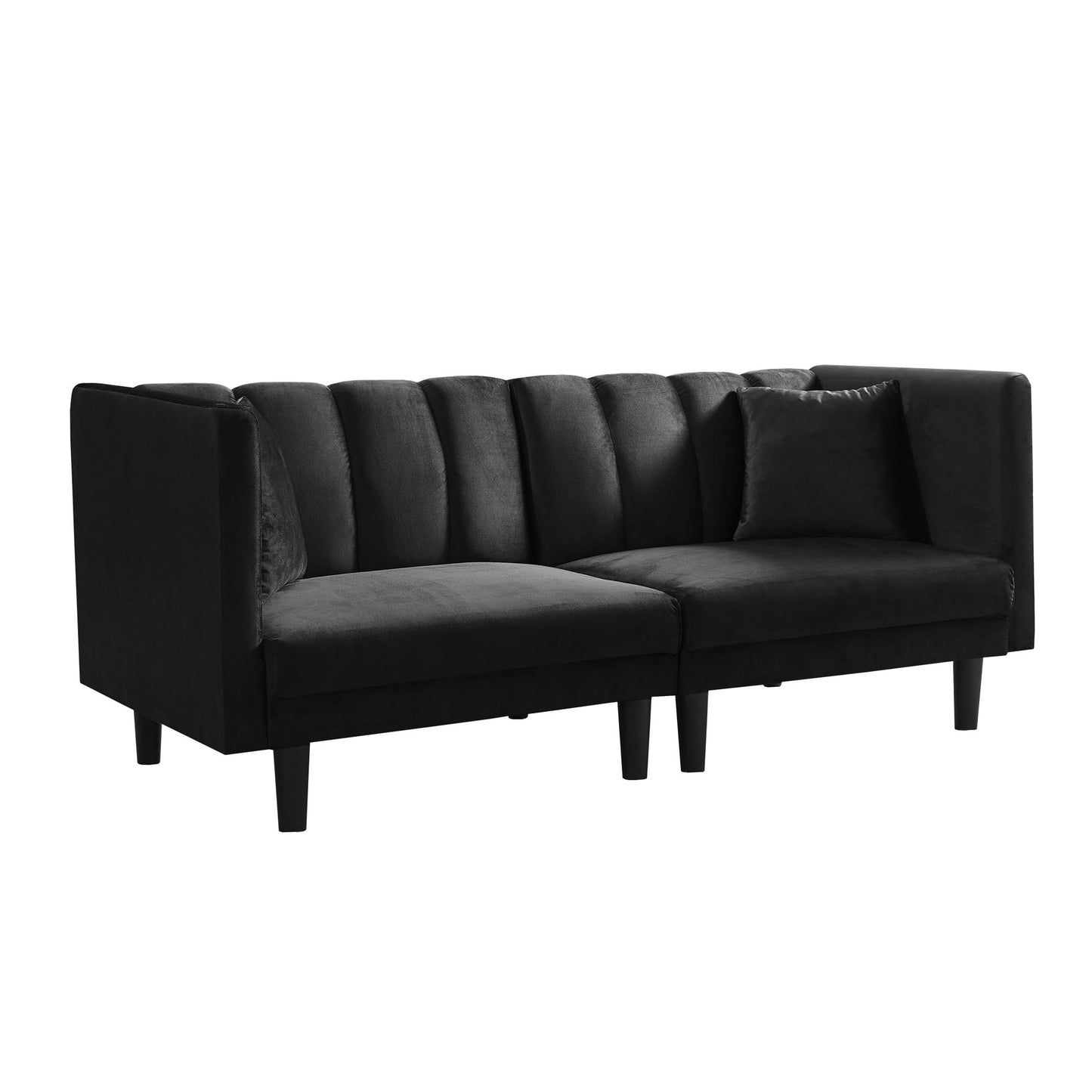 70.8” Futon Sofa bed（plastic legs）