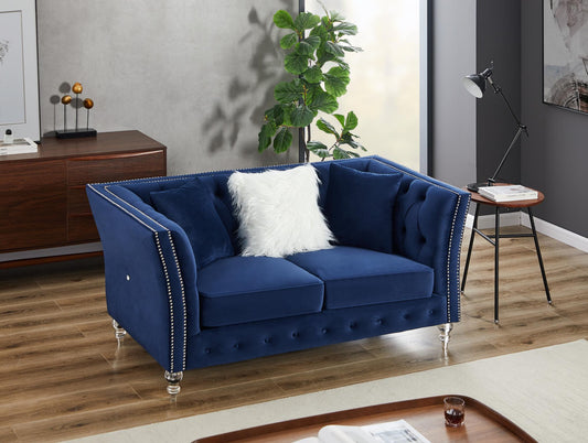 Loveseat Tufted Sofa for Living Room