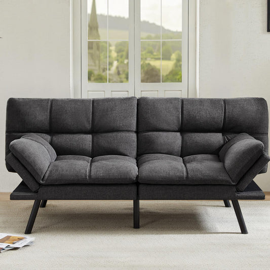 Sleeper Convertible Sofa Bed,Memory Foam Couch,Convertible Loveseat for Living Room