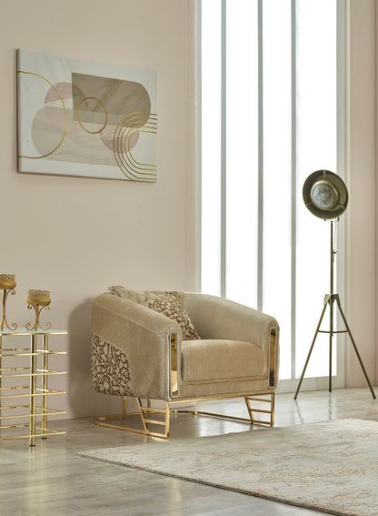 Romans Stationary Livingroom (2 Sofa & 2 Chair) Brick