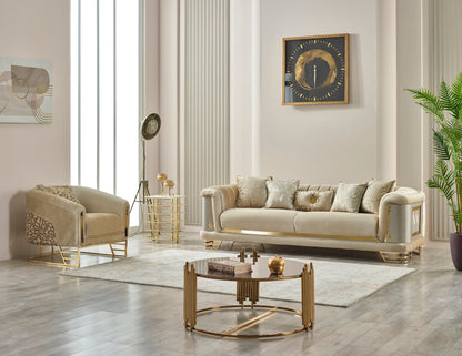 Romans Stationary Livingroom (2 Sofa & 2 Chair) Brick