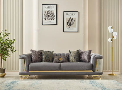 Romans Stationary Livingroom (2 Sofa & 2 Chair) Brick