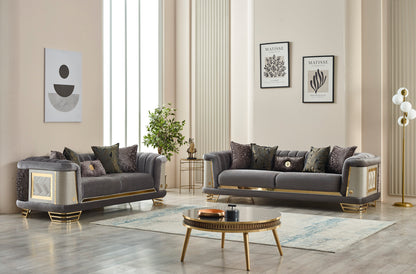 Romans Stationary Livingroom (2 Sofa & 2 Chair) Brick